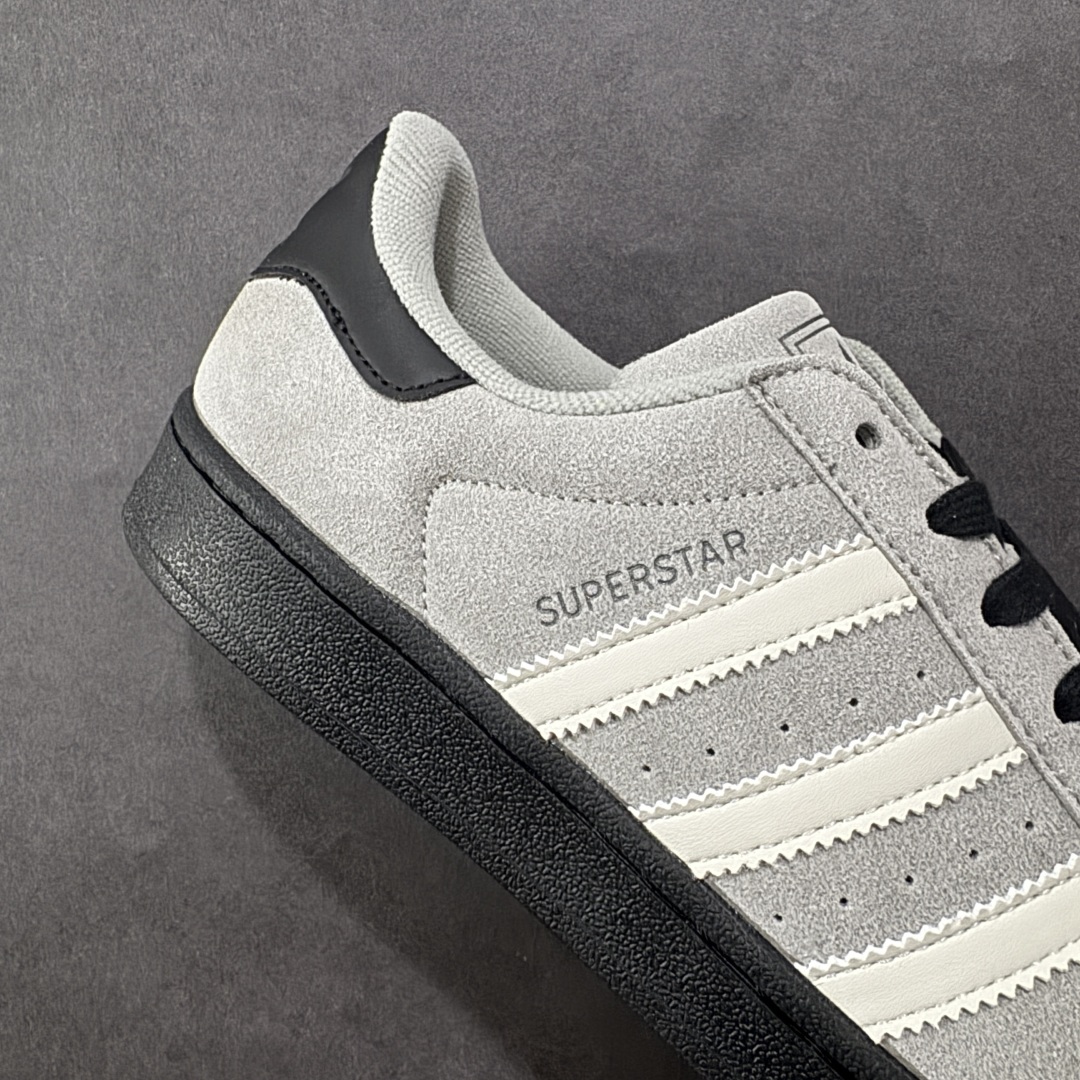 【纯原】Adidas Originals Superstar 白灰色专柜同步配色经典贝壳头系列全配色原鞋