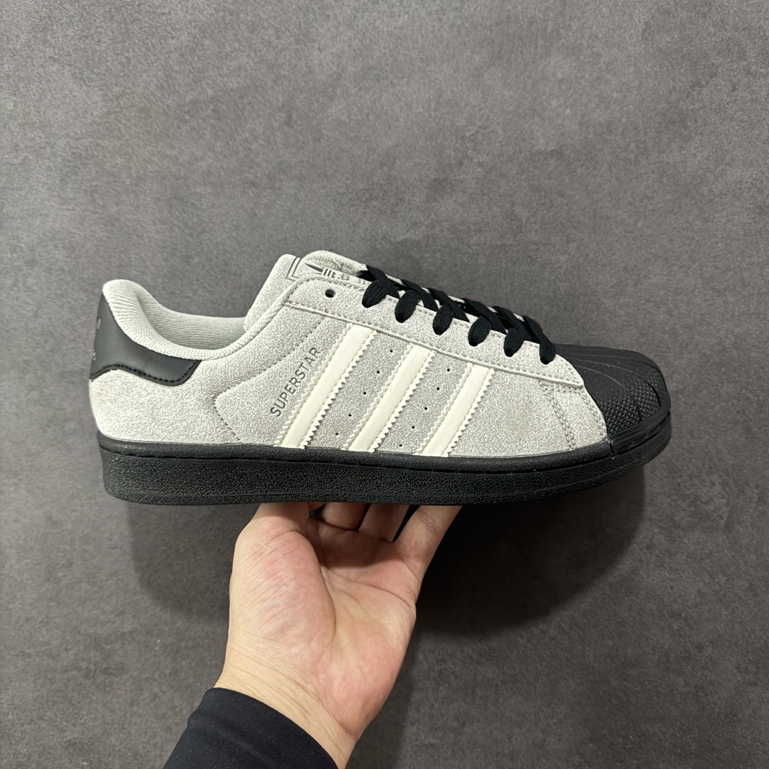 【纯原】Adidas Originals Superstar 白灰色专柜同步配色经典贝壳头系列全配色原鞋