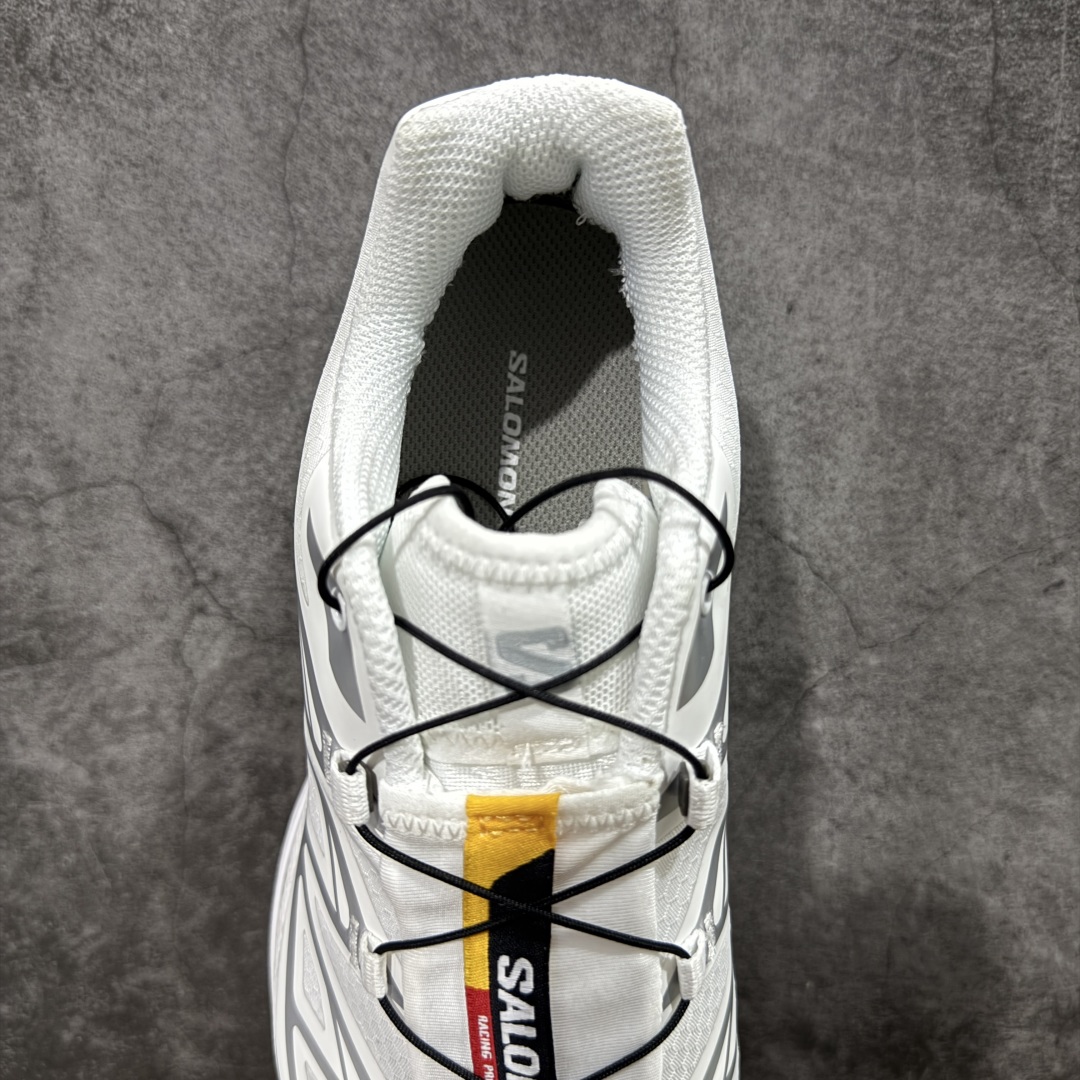 图片[8]-【S版纯原】SALOMON XT-6 GTX 萨洛蒙潮流越野机能户外功能鞋 白银防水 475811 全新版本出货 好货不怕晚 品质 细节 材料都是肉眼可以见！ 售前售后也是其它工厂无法匹敌！ 纯原外贸平台特供订单 耗时半年巨作 全套原纸板楦头开发 原厂特供网布配套加持 确保原汁原味 完美呈现版型 原档数据独家私模五层组合大底 原装Ortholite轻量化鞋垫 中底布带钢印编号 原厂TPU锁扣 进口港宝加持 后跟自然饱满 还原公司包裹性 鞋面以“锯齿”状的包裹系统呈现 在基色底之下加入了各种色点缀 将公司的最新技术和时尚前卫的造型融入耐用的长跑款式中 鞋面由 TPU 薄膜制成 并焊接在高耐磨网眼上 使其既时尚又坚固 由 ACS底盘支撑 可增强稳定性和支撑力 以及由橡胶凸耳 Contragrip外底覆盖的 EVA 缓冲中底 旨在应对崎岖的地形 鞋舌上的彩色Salomon 标签、Quicklace 系统以及鞋头、鞋舌和鞋跟上的附加品牌使细节更加完美 让穿着者可以轻松驾驭户外与通勤下的任何运动生活场景 无缝鞋身户外随意纵横 颜值与脚感兼备 出街通勤 绝对非常吸睛 你值得拥有 尺码：36 36.5 37.5 38 38.5 39 40 40.5 41 42 42.5 43 44 44.5 45-选品中心