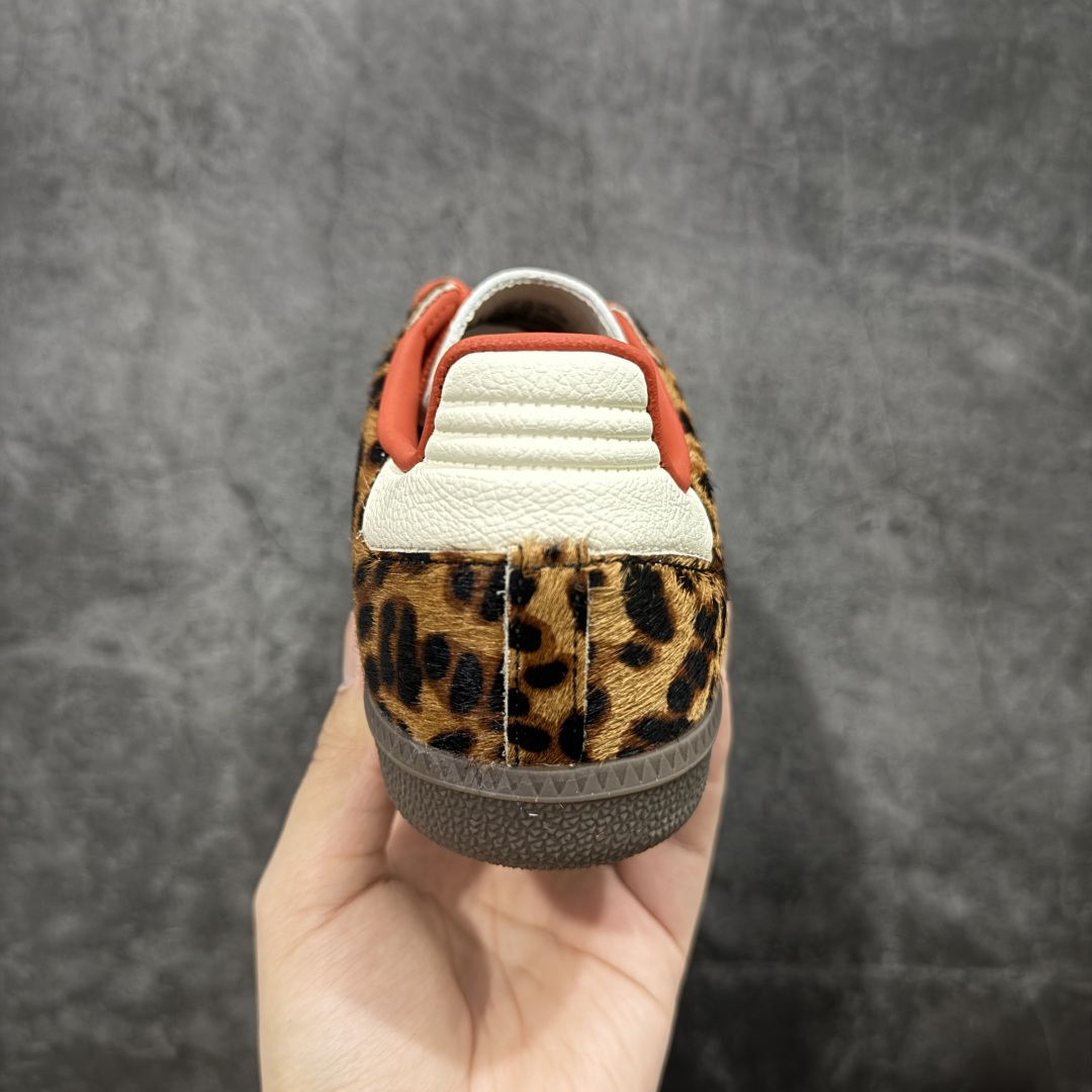 adidas originals SAMBA OG “Leopard Print”舒适百搭薄底 耐磨 低
