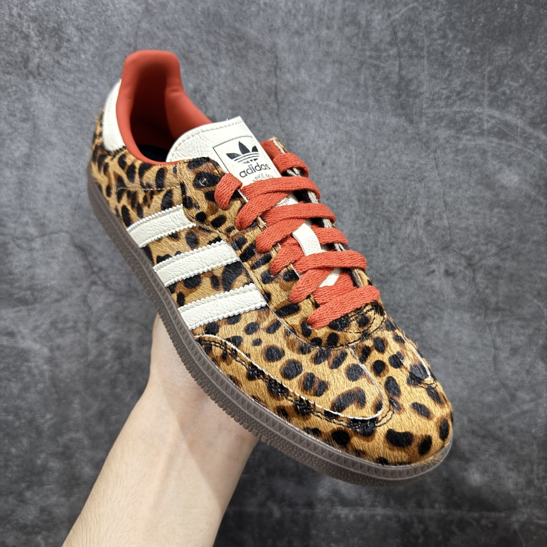 adidas originals SAMBA OG “Leopard Print”舒适百搭薄底 耐磨 低