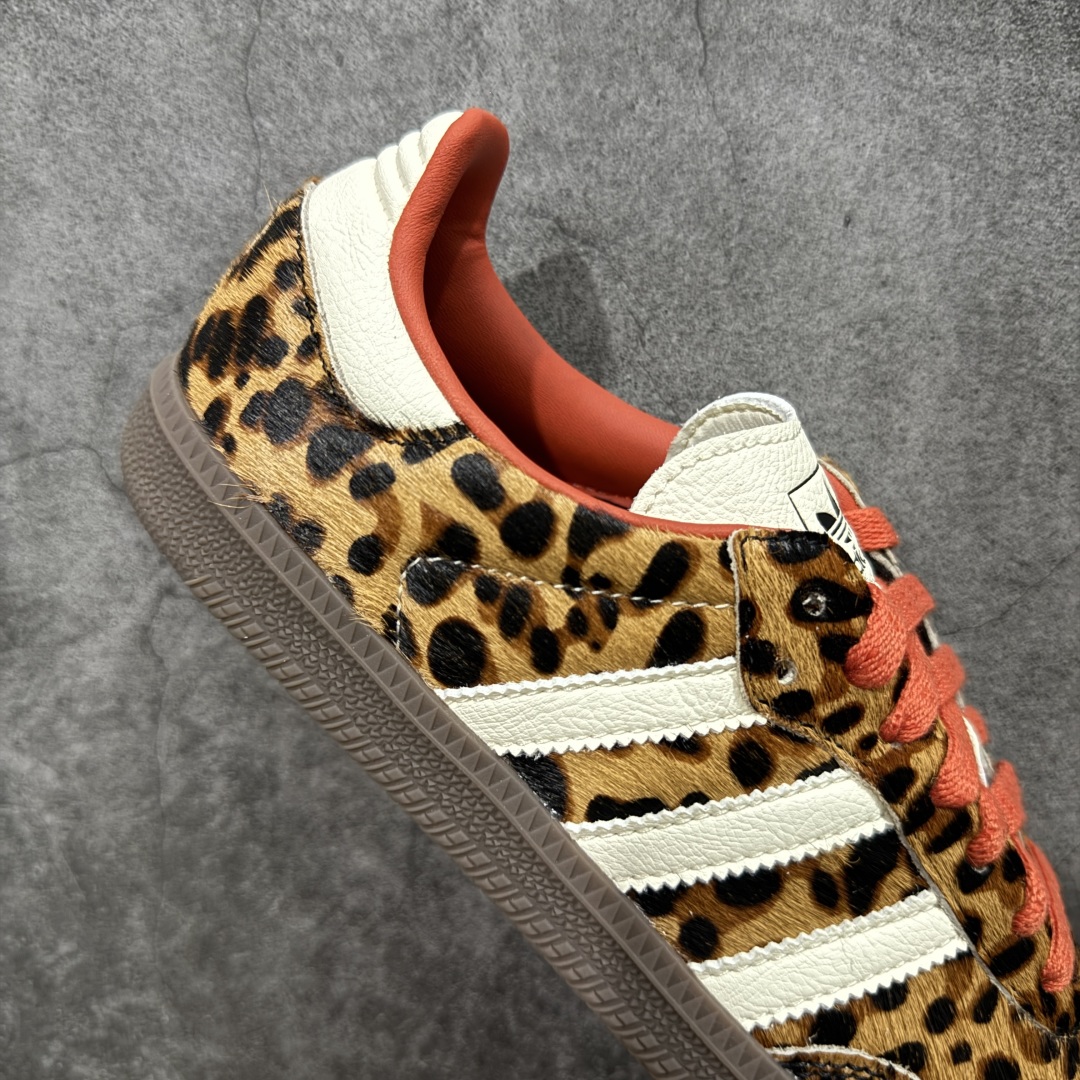 adidas originals SAMBA OG “Leopard Print”舒适百搭薄底 耐磨 低