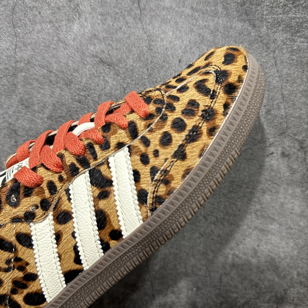 adidas originals SAMBA OG “Leopard Print”舒适百搭薄底 耐磨 低