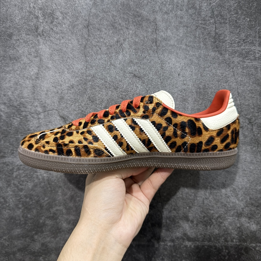 adidas originals SAMBA OG “Leopard Print”舒适百搭薄底 耐磨 低