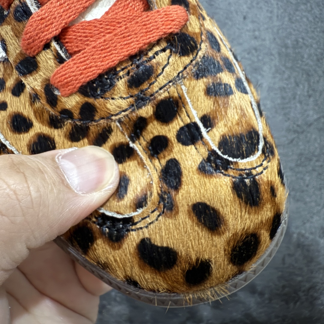 adidas originals SAMBA OG “Leopard Print”舒适百搭薄底 耐磨 低