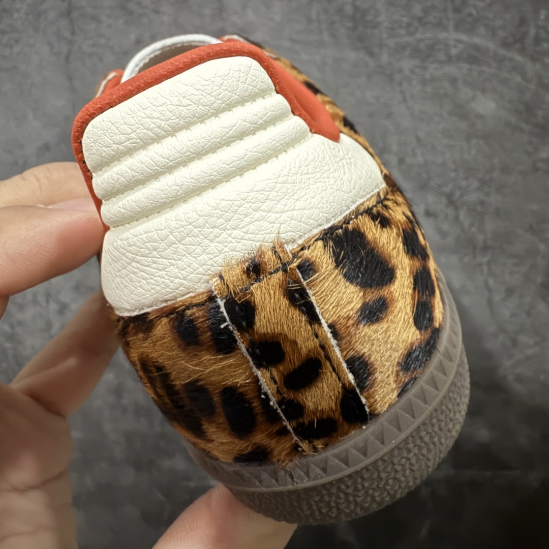 adidas originals SAMBA OG “Leopard Print”舒适百搭薄底 耐磨 低