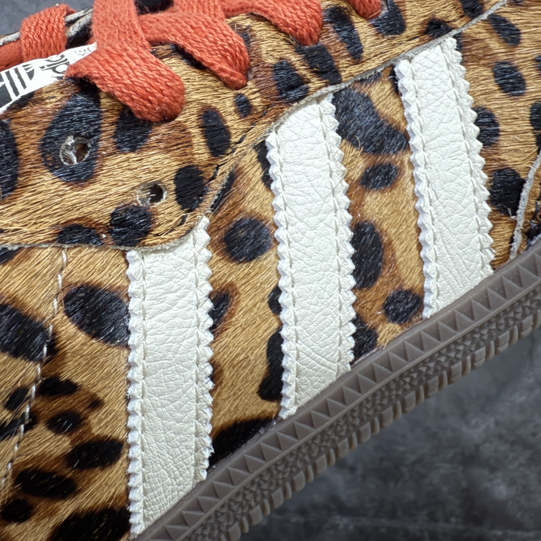 adidas originals SAMBA OG “Leopard Print”舒适百搭薄底 耐磨 低