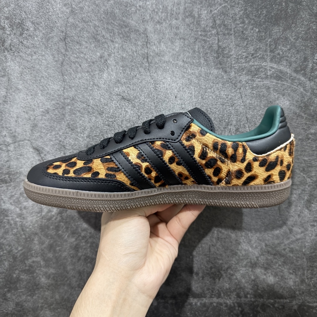 adidas originals SAMBA OG “Leopard Print”舒适百搭薄底 耐磨 低