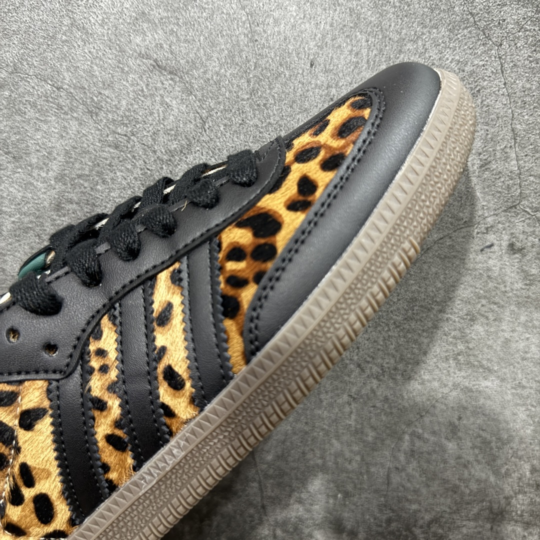 adidas originals SAMBA OG “Leopard Print”舒适百搭薄底 耐磨 低