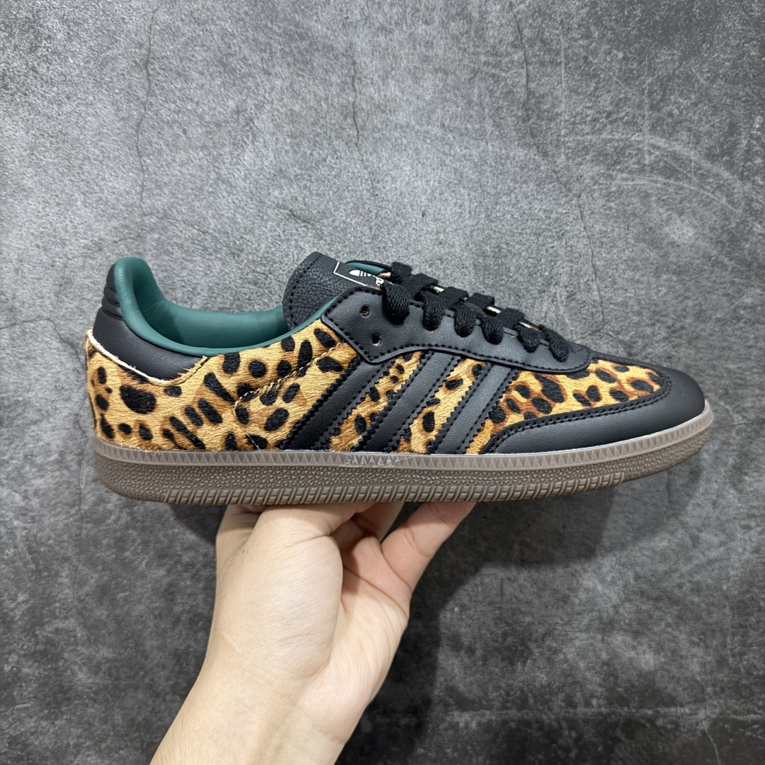 adidas originals SAMBA OG “Leopard Print”舒适百搭薄底 耐磨 低