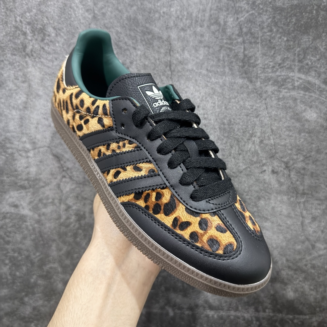 adidas originals SAMBA OG “Leopard Print”舒适百搭薄底 耐磨 低