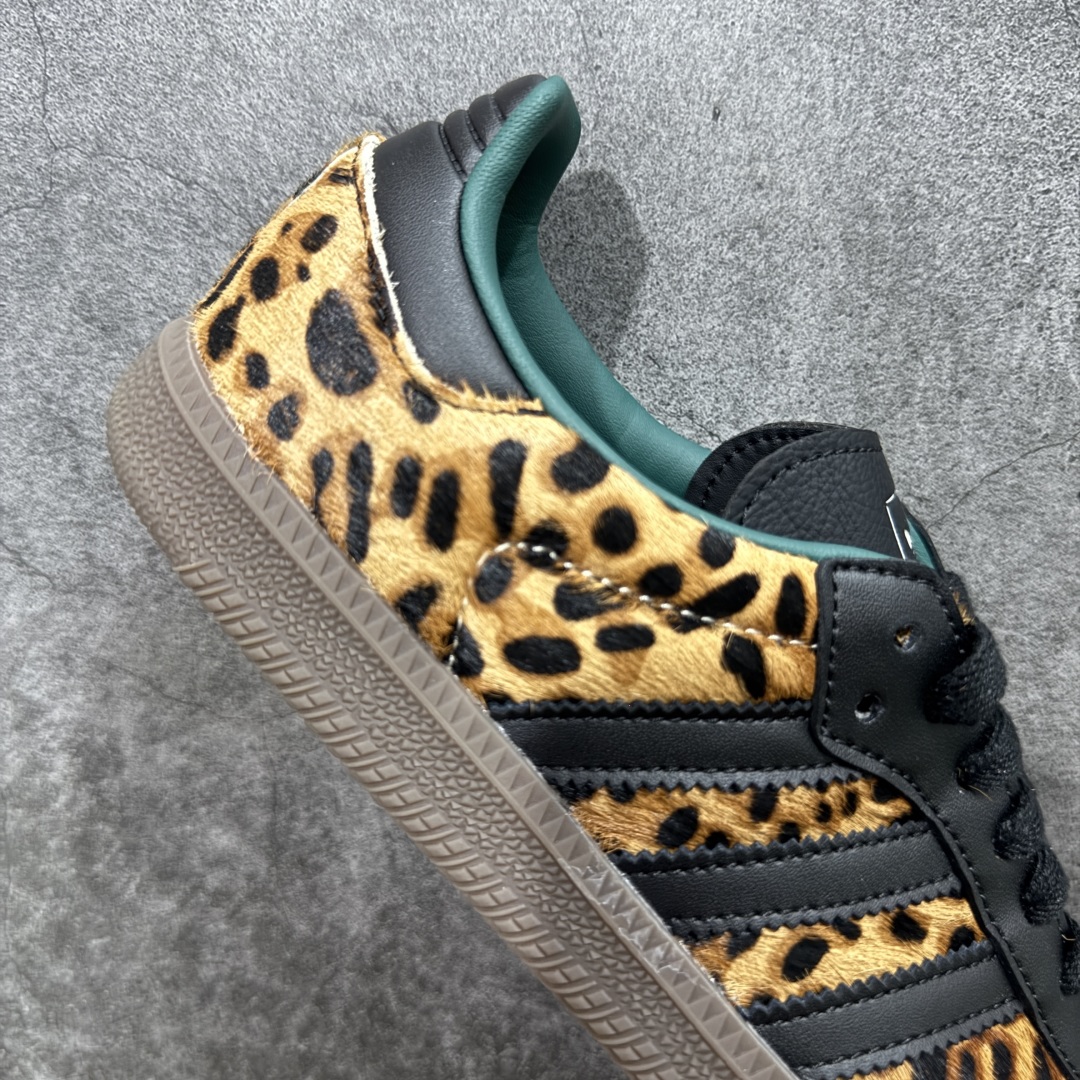 adidas originals SAMBA OG “Leopard Print”舒适百搭薄底 耐磨 低