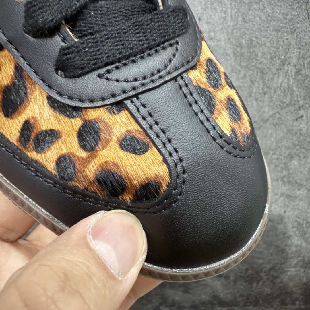 adidas originals SAMBA OG “Leopard Print”舒适百搭薄底 耐磨 低