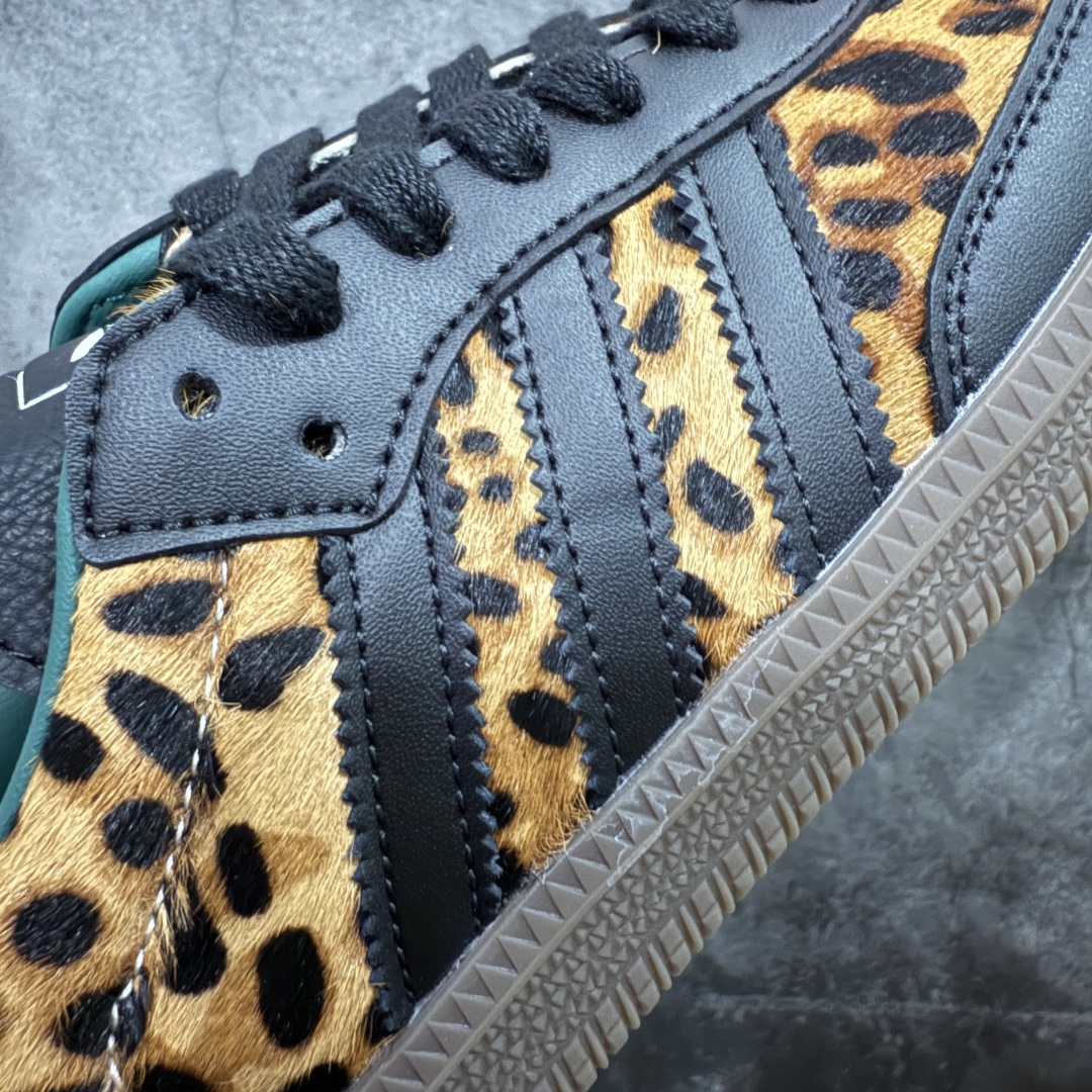 adidas originals SAMBA OG “Leopard Print”舒适百搭薄底 耐磨 低