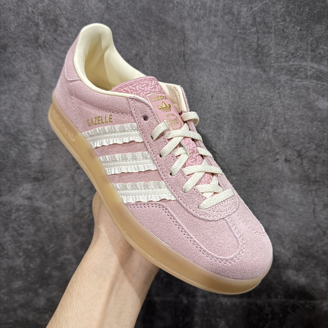 【纯原】AD Gazelle Indoor Trainers 羚羊内训系列低帮复古百搭休闲运动德训风板鞋