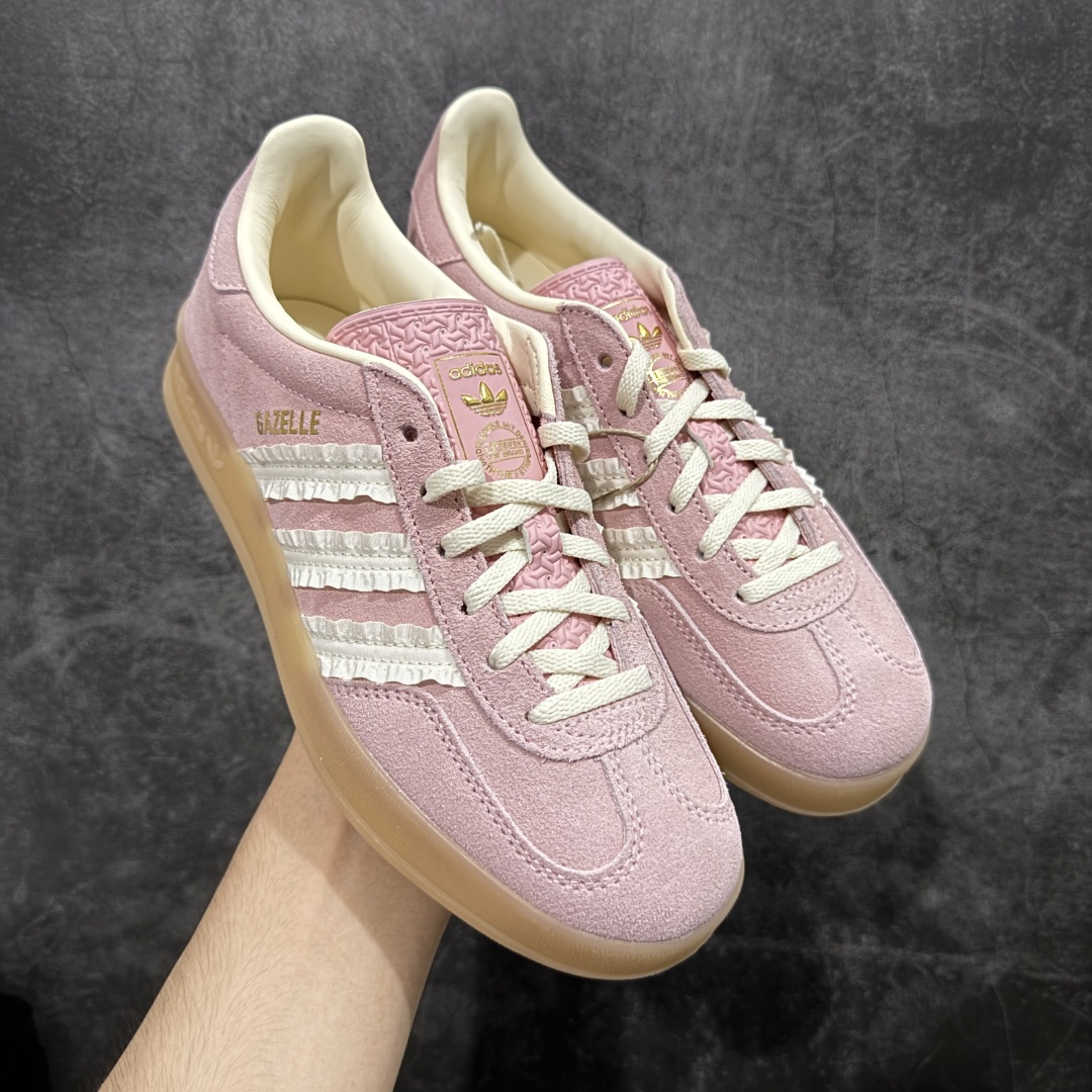 【纯原】AD Gazelle Indoor Trainers 羚羊内训系列低帮复古百搭休闲运动德训风板鞋