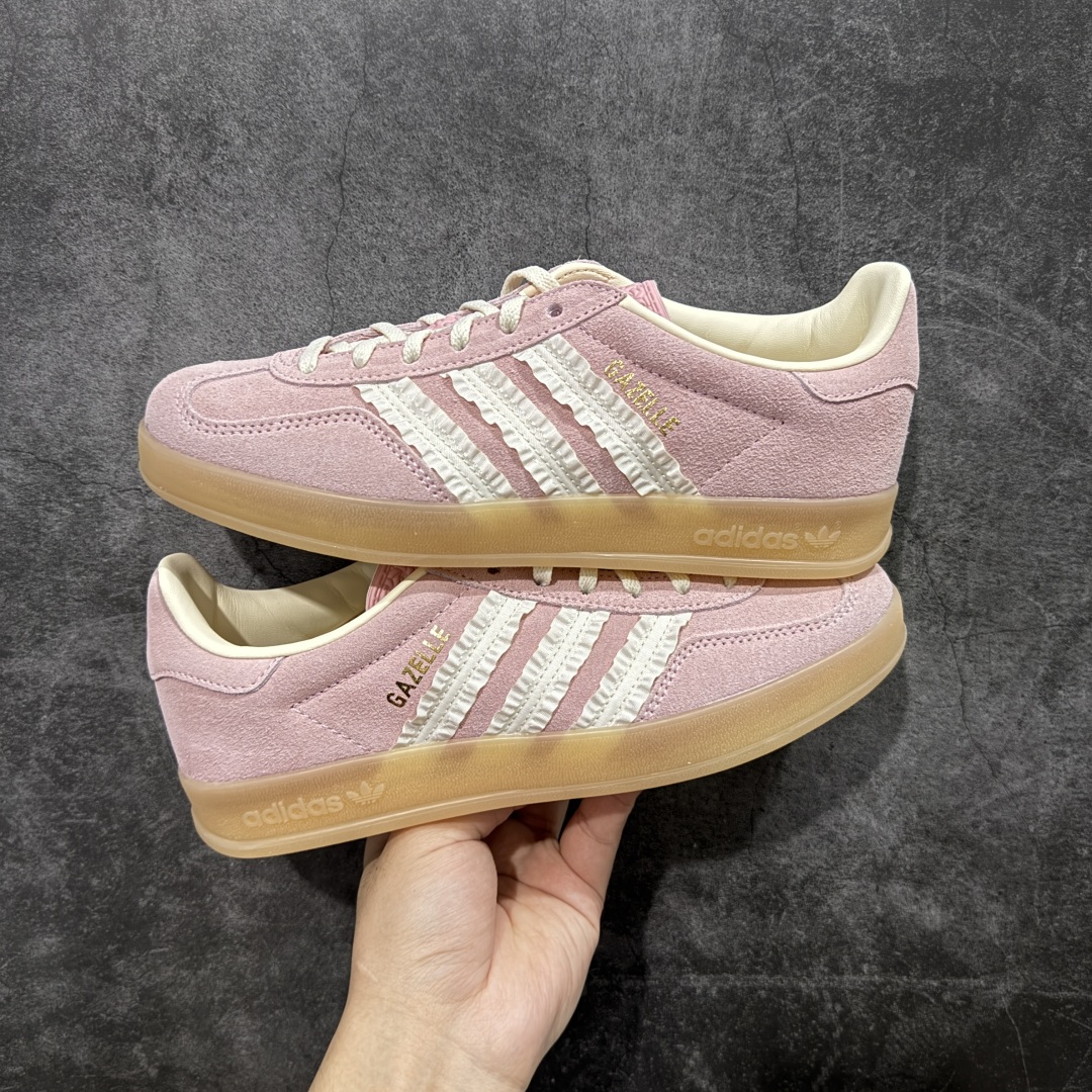 【纯原】AD Gazelle Indoor Trainers 羚羊内训系列低帮复古百搭休闲运动德训风板鞋