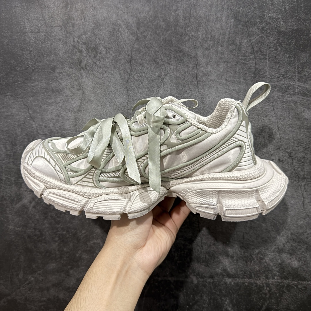 Balenciaga 3XL Denim 官方同步 巴黎世家十代10代 缎面蝴蝶结灰色 潮流跑鞋全套原纸