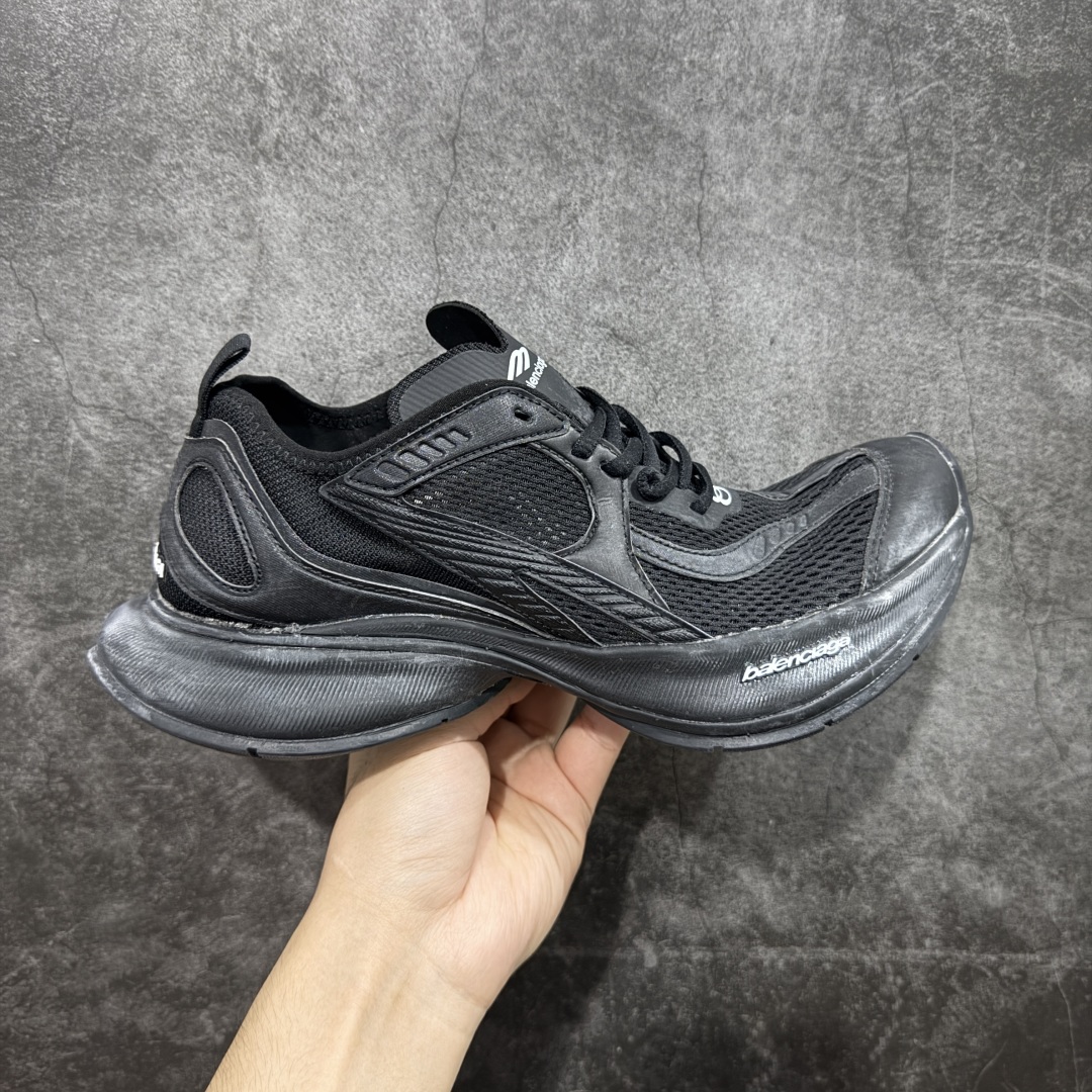 【福利特价】Balenciaga 13代 巴黎世家 CIRCUIT印花圆头网面透气减震低帮 跑步鞋户外功
