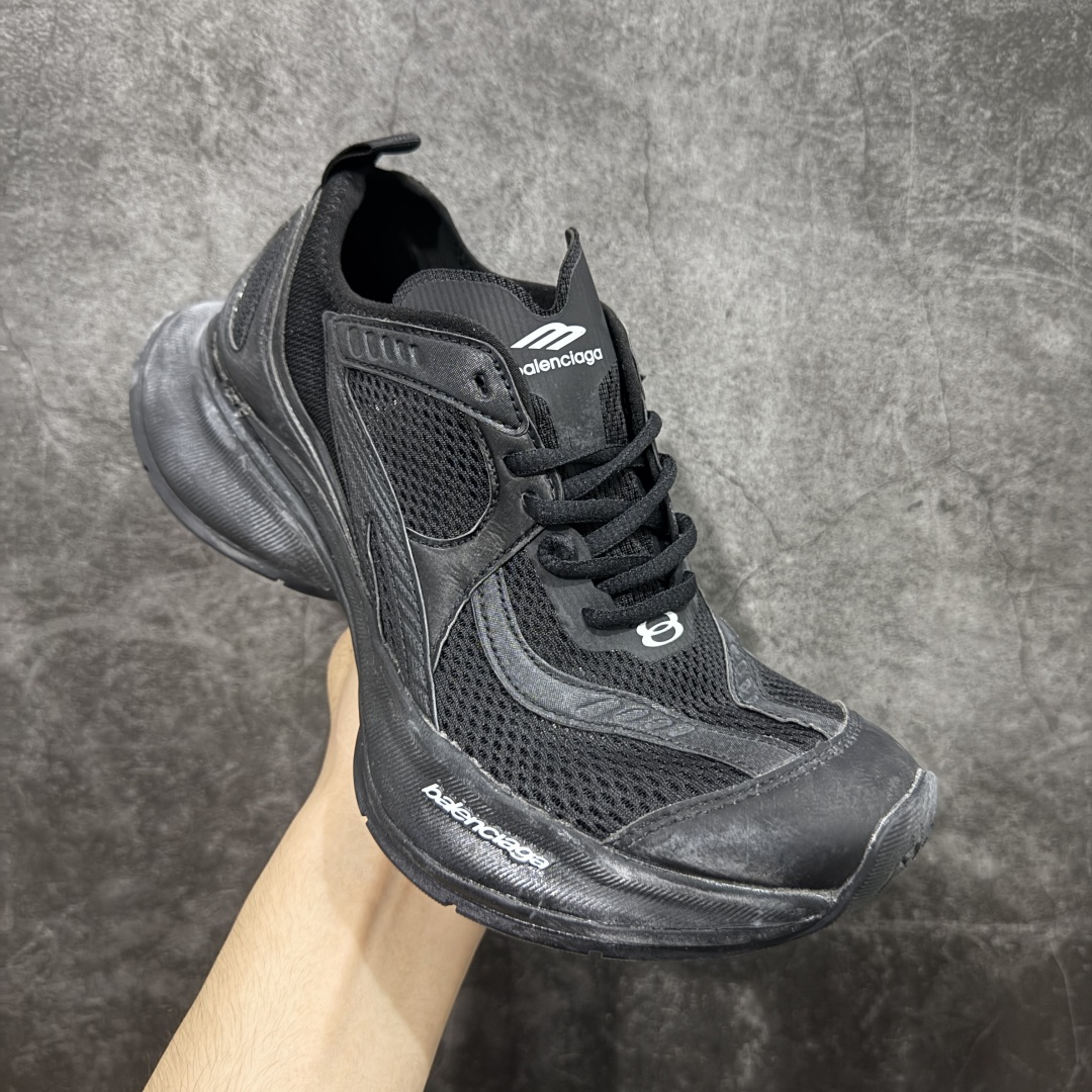 【福利特价】Balenciaga 13代 巴黎世家 CIRCUIT印花圆头网面透气减震低帮 跑步鞋户外功