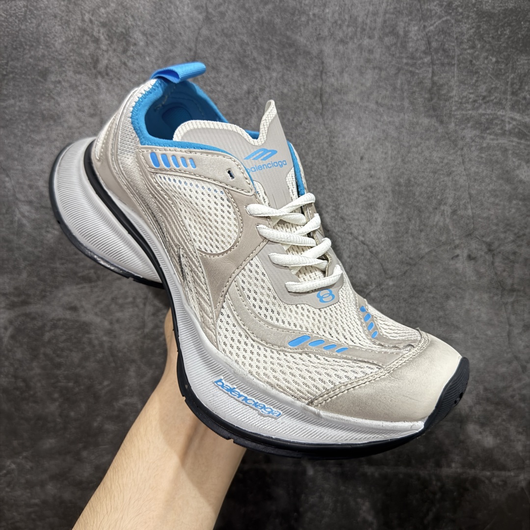 【福利特价】Balenciaga 13代 巴黎世家 CIRCUIT印花圆头网面透气减震低帮 跑步鞋户外功