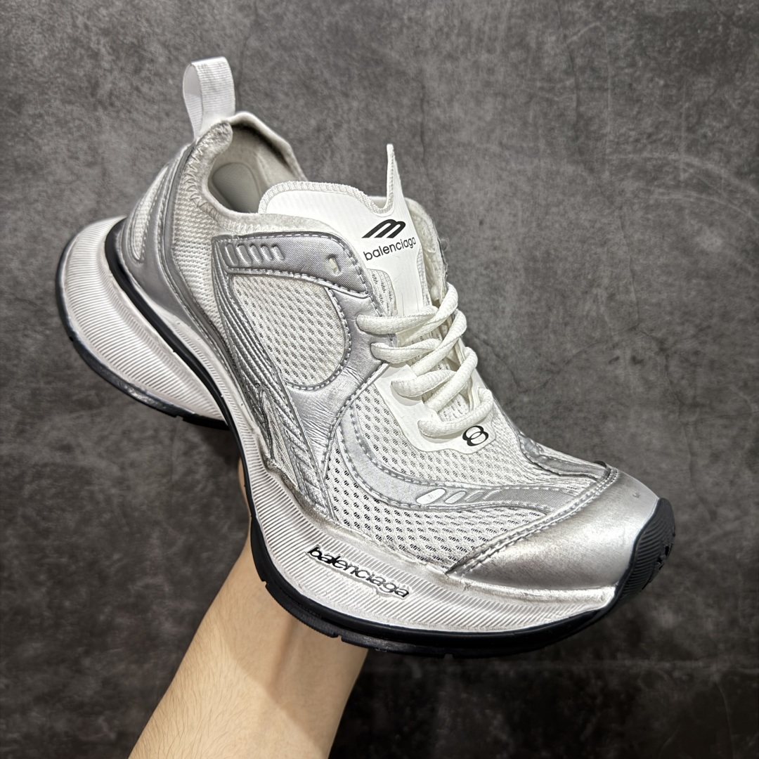 【福利特价】Balenciaga 13代 巴黎世家 CIRCUIT印花圆头网面透气减震低帮 跑步鞋户外功