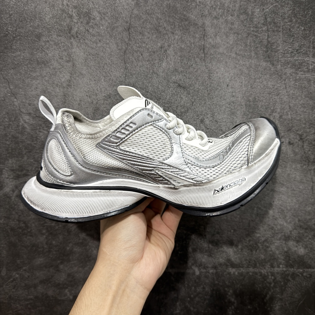 【福利特价】Balenciaga 13代 巴黎世家 CIRCUIT印花圆头网面透气减震低帮 跑步鞋户外功