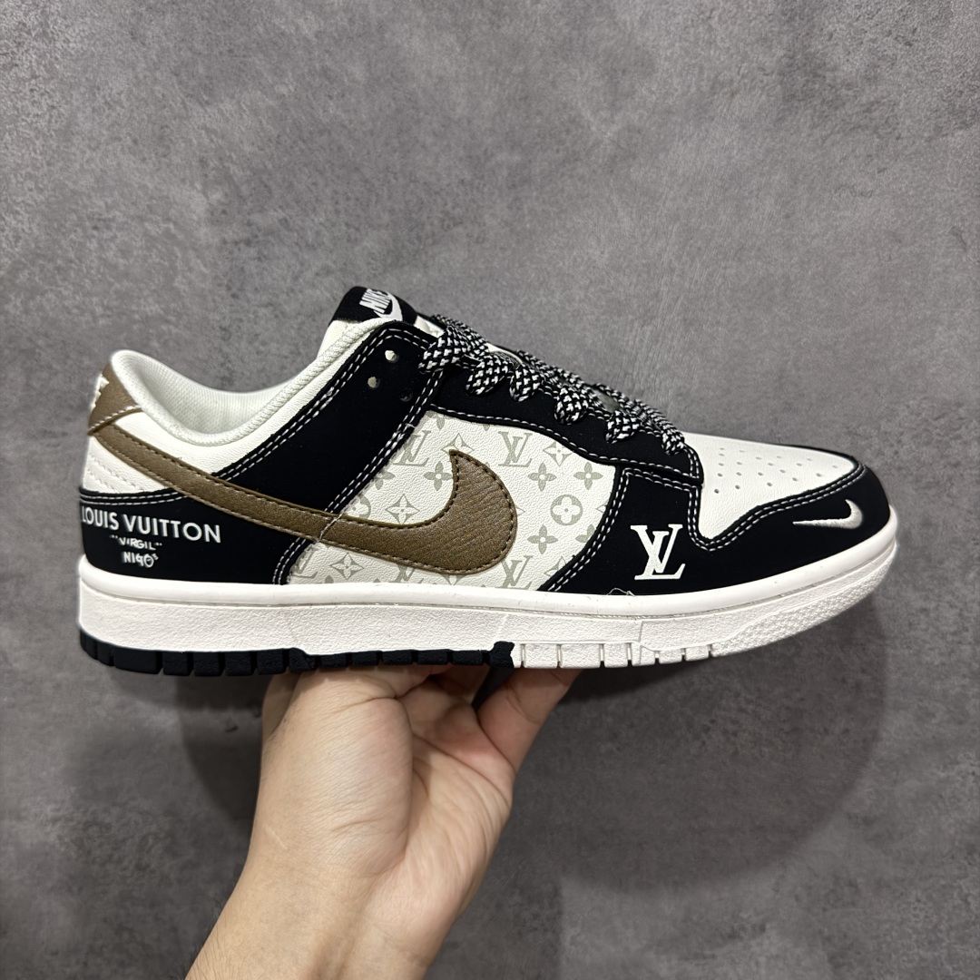 【纯原】Air Jordan 1 Low × LV 联名 高端定制 低帮复古篮球鞋#定制鞋盒 大厂纯原品