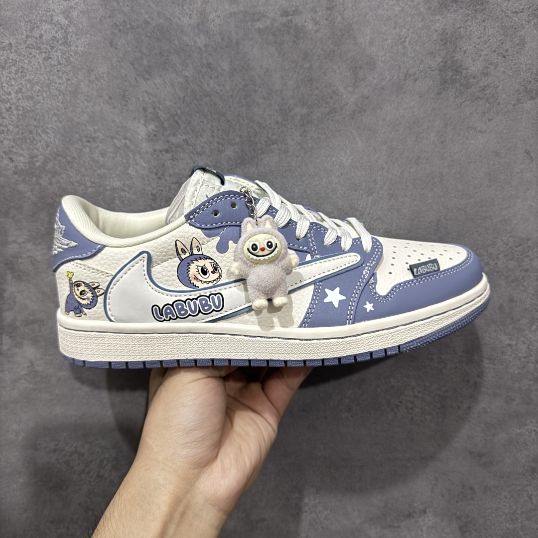 【纯原】Labubu x Travis Scott x Air Jordan 1 Low 拉布布 x A