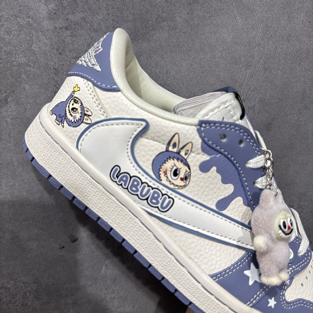 【纯原】Labubu x Travis Scott x Air Jordan 1 Low 拉布布 x A