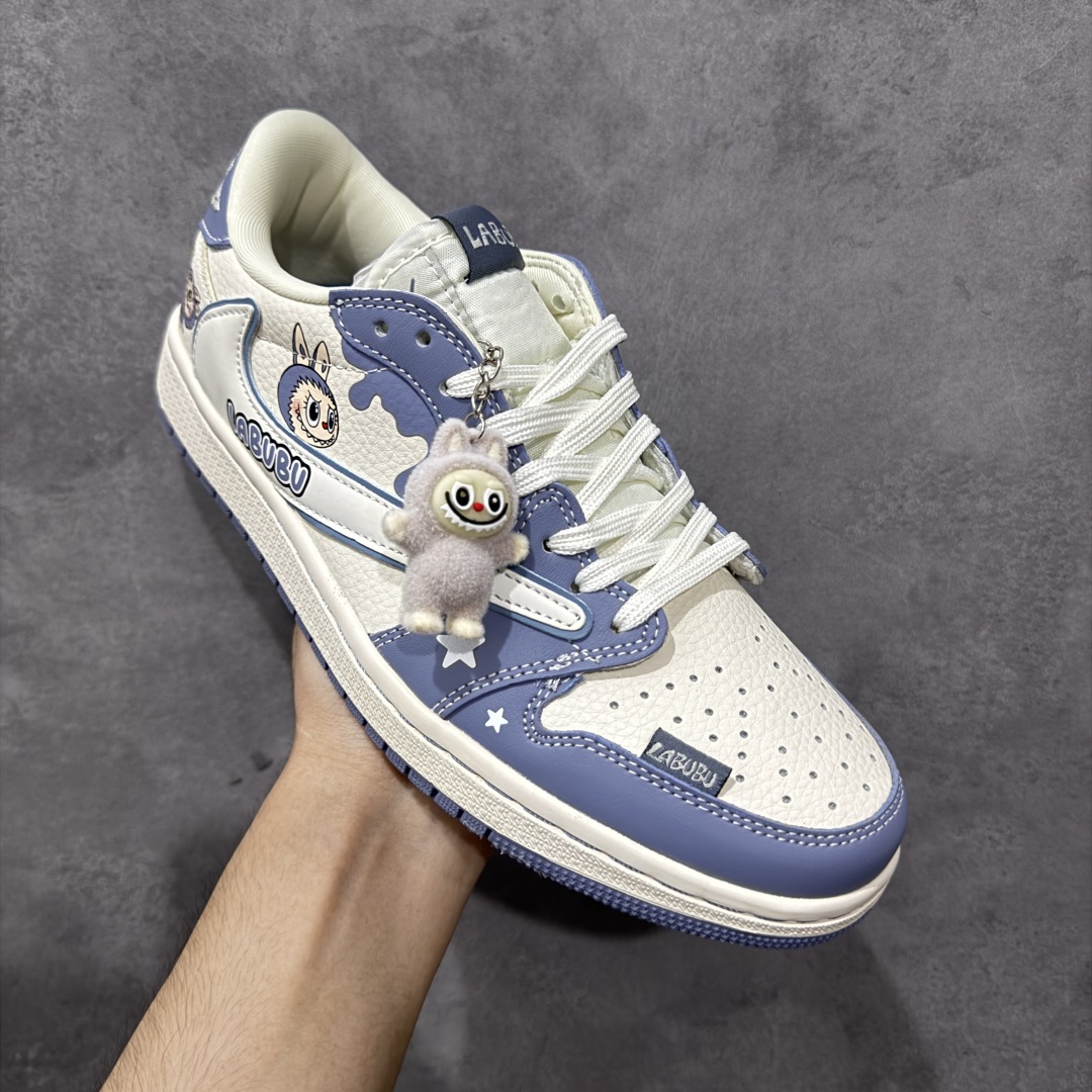 【纯原】Labubu x Travis Scott x Air Jordan 1 Low 拉布布 x A
