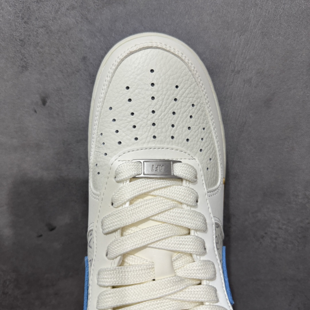 【纯原】Nike Air Force 1'07 Low 巴黎世家联名 白蓝金 空军一号低帮休闲板鞋 YF
