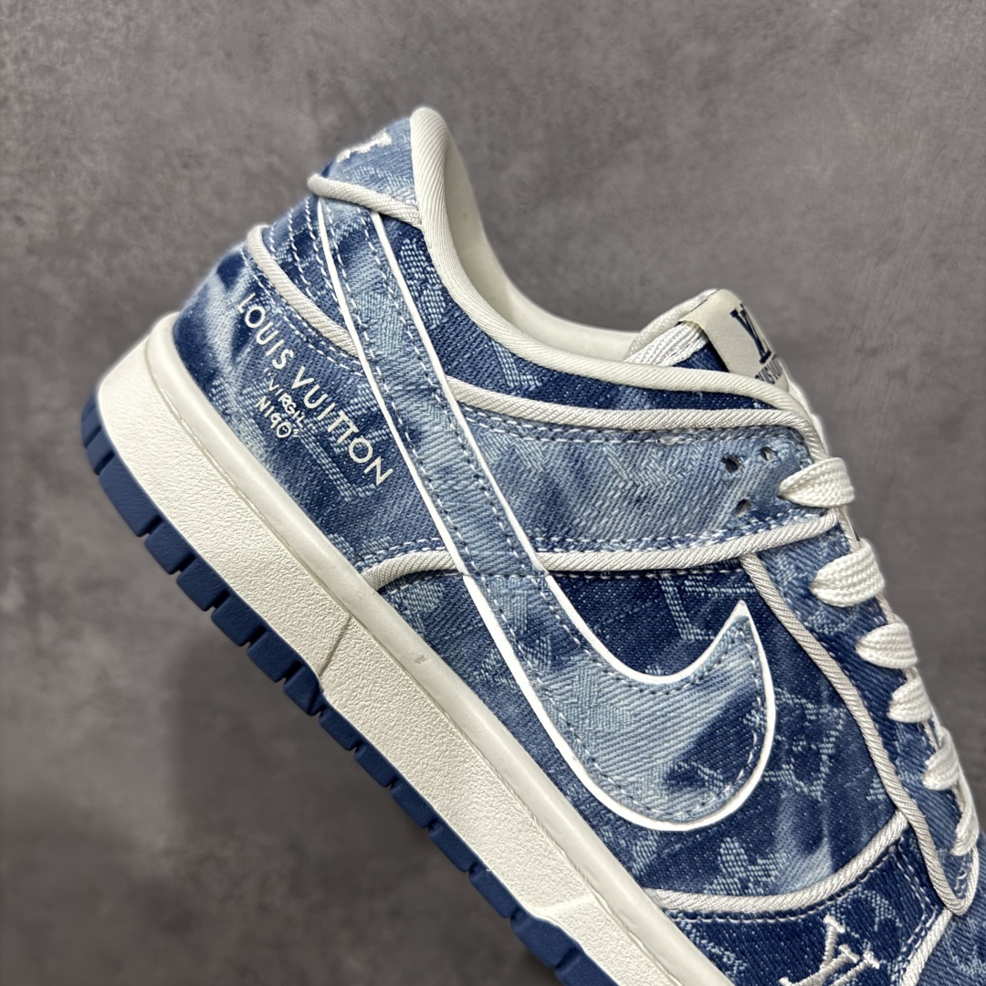 【纯原】Nike SB Dunk Low LV联名 淡蓝牛仔 周年高端定制 低帮休闲板鞋 SC0601-