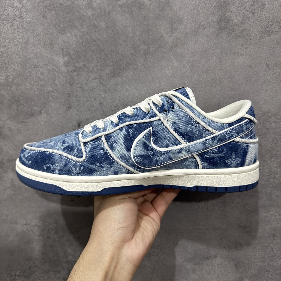 【纯原】Nike SB Dunk Low LV联名 淡蓝牛仔 周年高端定制 低帮休闲板鞋 SC0601-