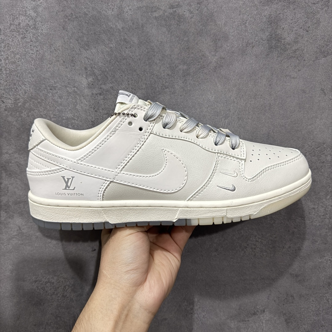 【纯原】Nike SB Dunk Low LV联名 米灰双勾水晶底 周年高端定制 低帮休闲板鞋 XX31
