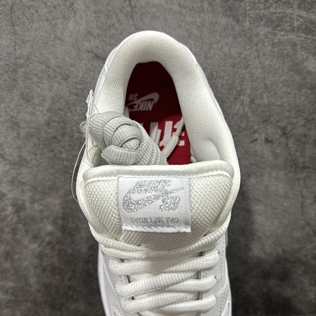 【纯原】Supreme x NK Dunk SB DUNK LOW PRO OG QS 联名白色 HQ8