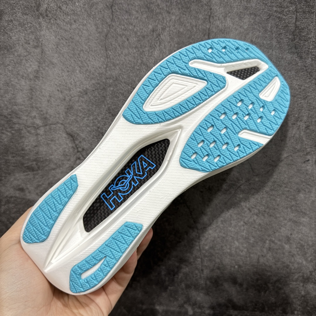 【顶级真碳版】HOKA U Rocket X 3 新一代旗舰竞速运动跑鞋 中底全掌碳板 泡棉科技超软弹效