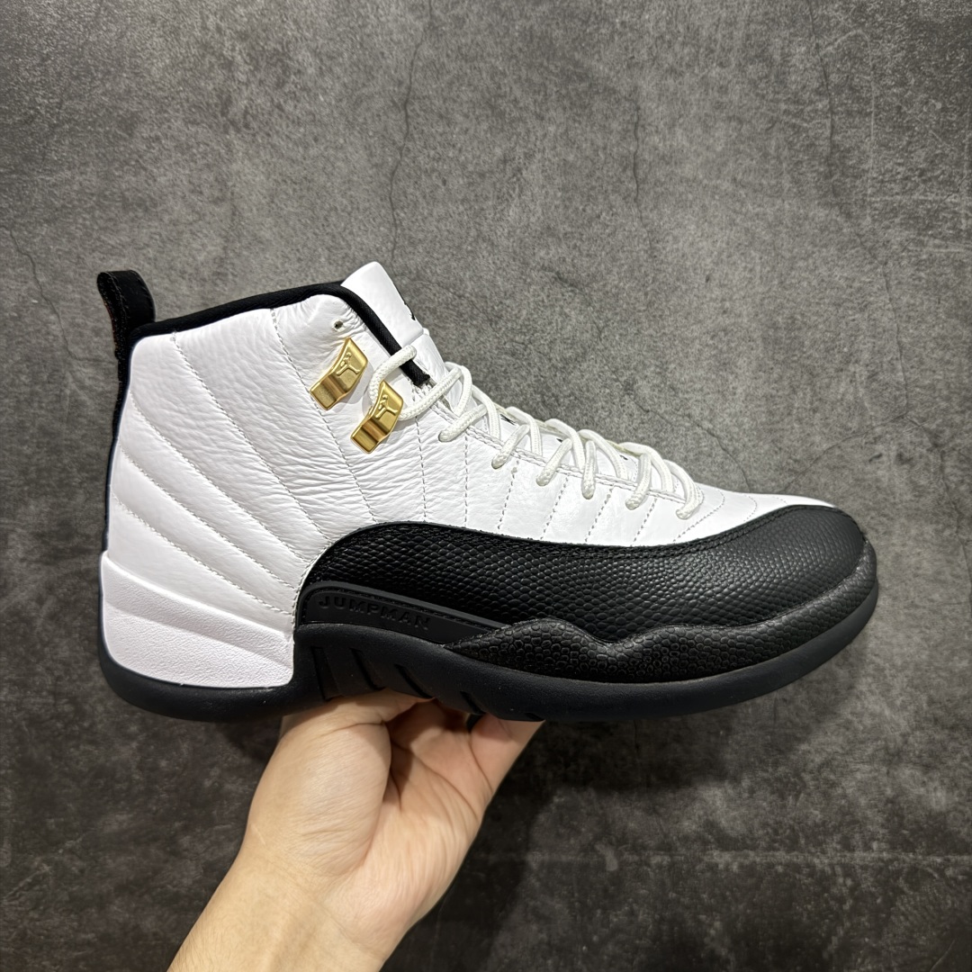 Air Jordan AJ12 Retro 潮流 中帮 复古篮球鞋 金扣2025版 CT8013-117