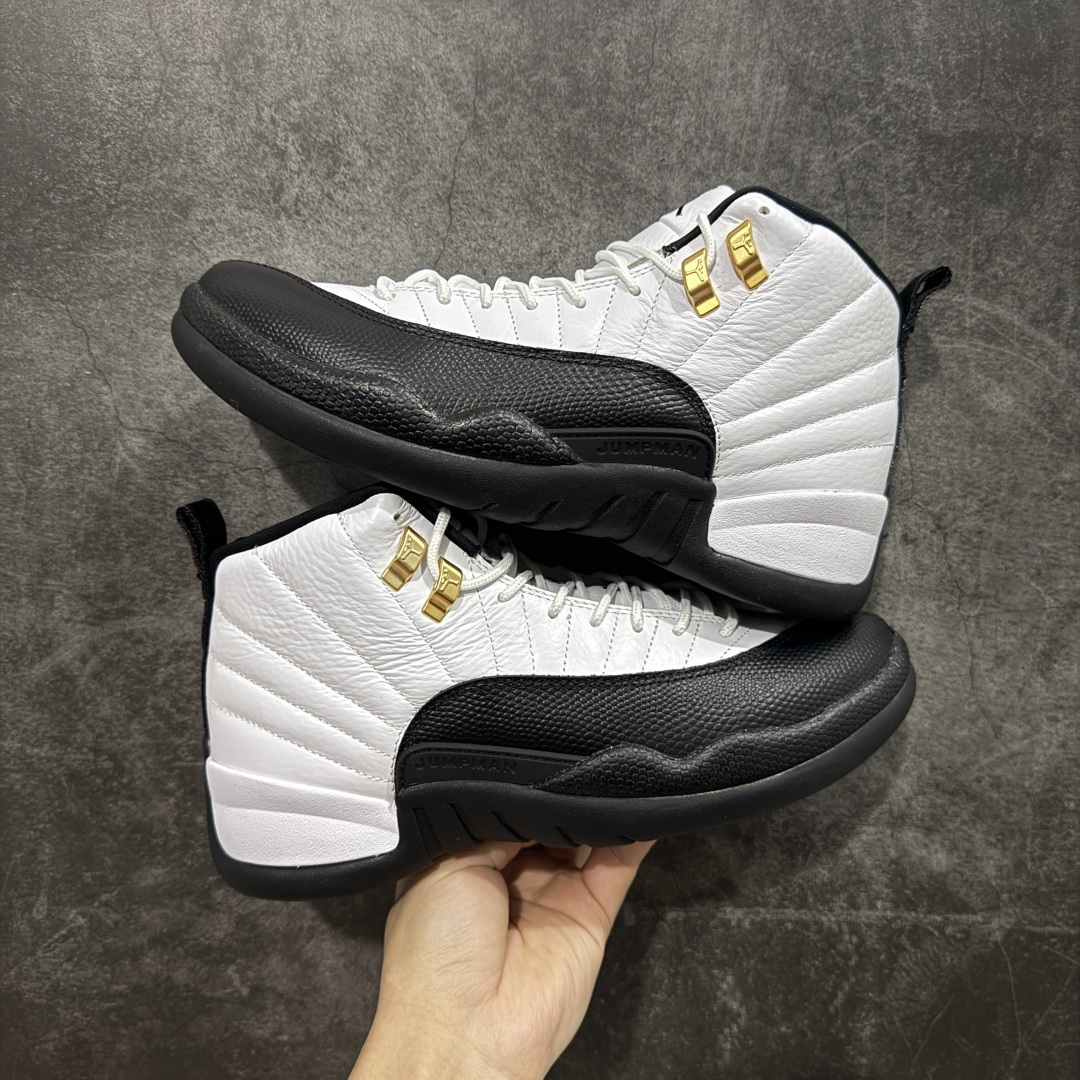 Air Jordan AJ12 Retro 潮流 中帮 复古篮球鞋 金扣2025版 CT8013-117