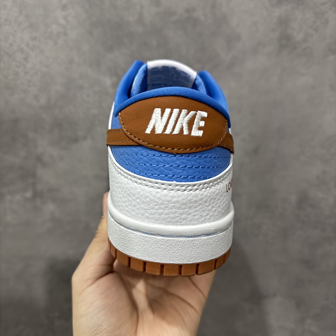 图片[4]-【定制版】Nike SB Dunk Low LV联名 白灰棕蓝 周年高端定制 低帮休闲板鞋  #定制鞋盒 大厂纯原品质出货 超高清洁度 皮料切割干净无任何毛边 细节完美 货号：SC0601-474  尺码：36 36.5 37.5 38 38.5 39 40 40.5 41 42 42.5 43 44 44.5 45-选品中心