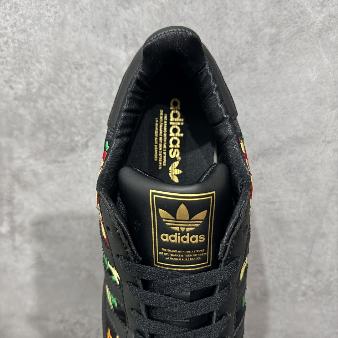 【纯原】Adidas Originals Superstar II 花卉图案贝壳头休闲板鞋 平台正单 全