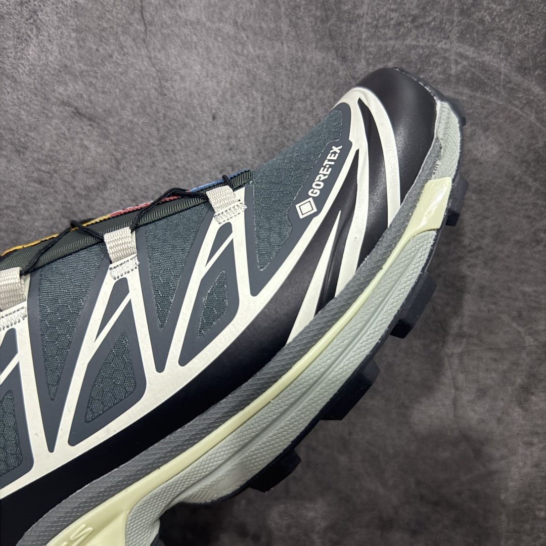 【纯原】 Salomon XT-6 Gore-Tex GTX防水款萨洛蒙复古潮流户外机能登山跑鞋 灰银