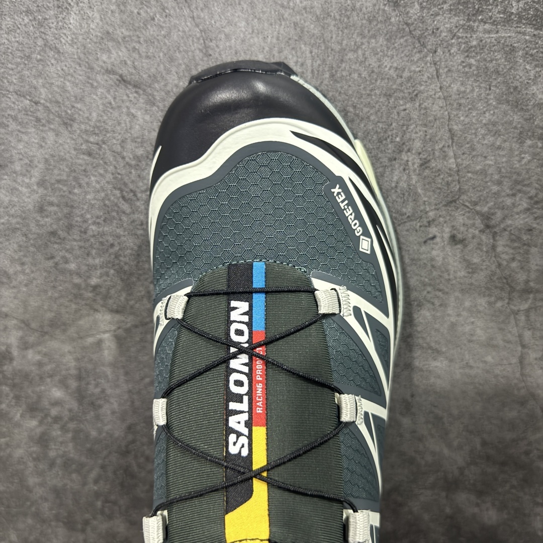 【纯原】 Salomon XT-6 Gore-Tex GTX防水款萨洛蒙复古潮流户外机能登山跑鞋 灰银