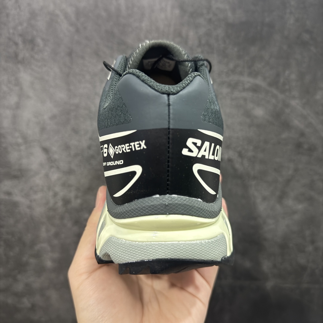【纯原】 Salomon XT-6 Gore-Tex GTX防水款萨洛蒙复古潮流户外机能登山跑鞋 灰银