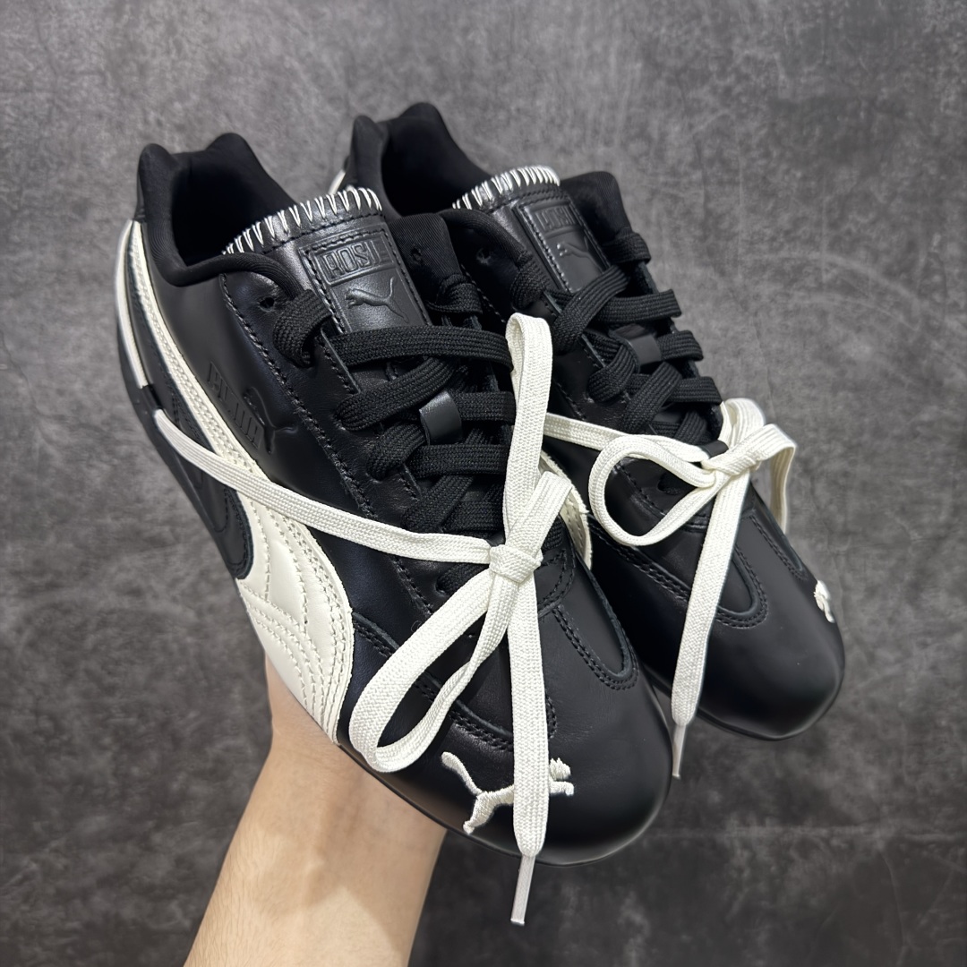 【渠道纯原】Rose x Puma Speedcat 联名款 极速赛车系列彪马低帮生活休闲鞋 404391-01  市面最高版本 原厂头层皮料 原装档案原数据纸版楦型 防尘袋 配件齐全 二次成型\'猛帮\'成型工艺制作 细节如图所示  尺码:35 36 37 37.5 38 38.5 39 40 40.5 41 42 42.5 43 43.5 44.5 45-选品中心