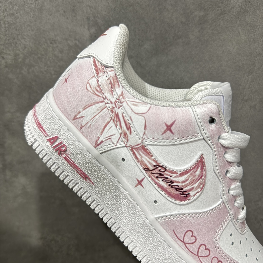 【纯原】Nike Air Force 1'07 Low 蝴蝶结 白粉 空军一号低帮休闲板鞋#定制皮料 定