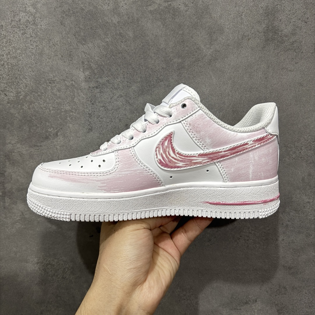 【纯原】Nike Air Force 1'07 Low 蝴蝶结 白粉 空军一号低帮休闲板鞋#定制皮料 定