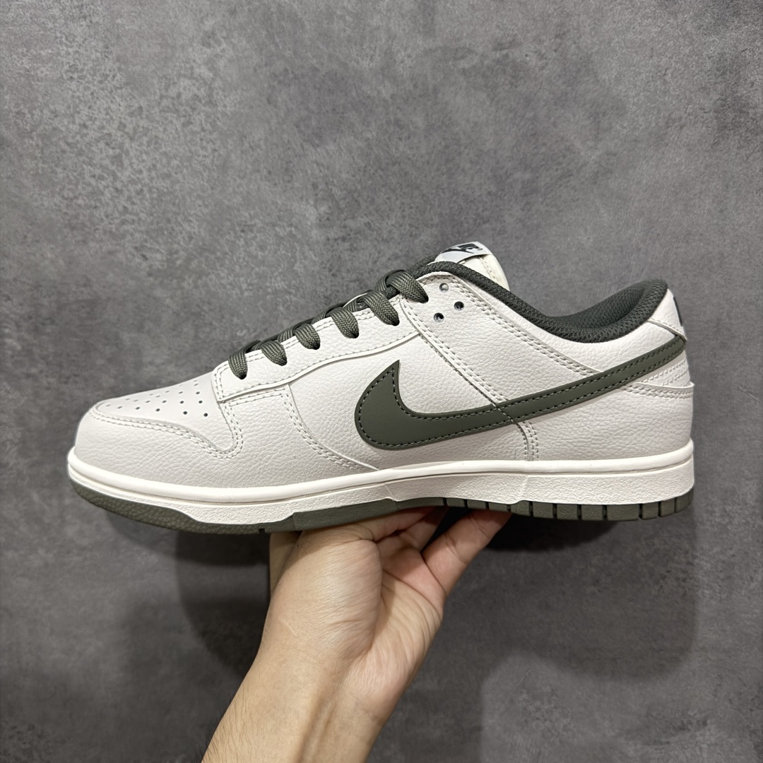 【纯原】Nike Dunk Low 乌竹绿此款以东方墨竹为灵感，静墨生潮，青竹为锋，以现代设计语言重构经