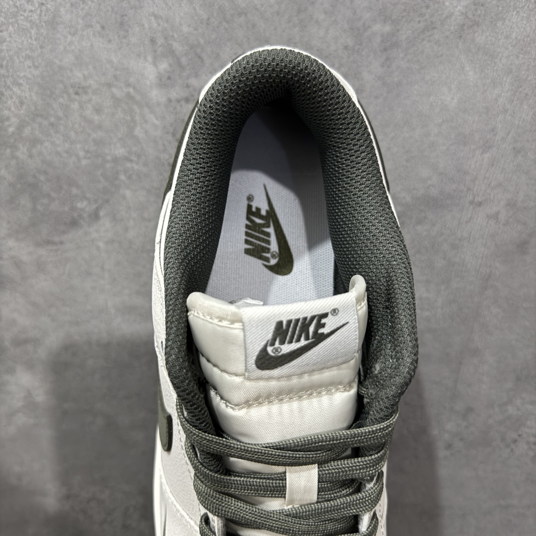 【纯原】Nike Dunk Low 乌竹绿此款以东方墨竹为灵感，静墨生潮，青竹为锋，以现代设计语言重构经