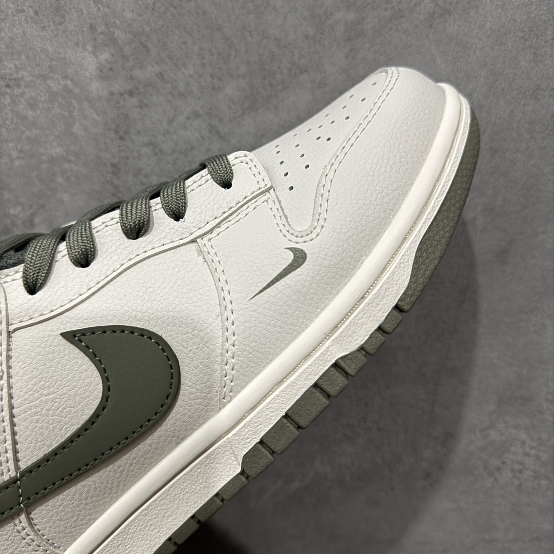 【纯原】Nike Dunk Low 乌竹绿此款以东方墨竹为灵感，静墨生潮，青竹为锋，以现代设计语言重构经